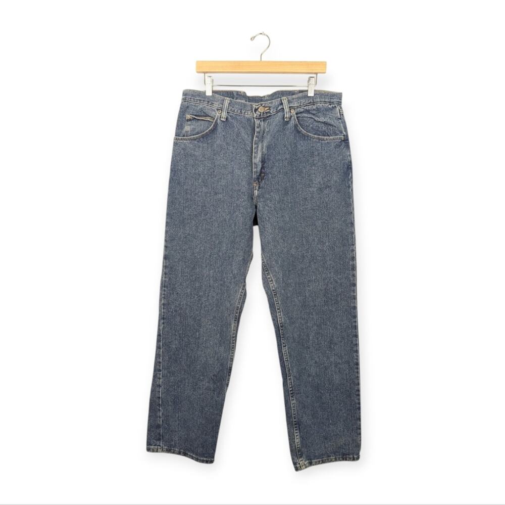 NWT Wrangler Heritage Men's Five Star Vintage Rinse Relaxed Fit Jeans Size 36